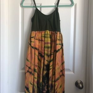 Light airy tie dye summer dress